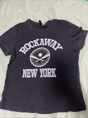Divided Black Rockaway New York Graphic Tee